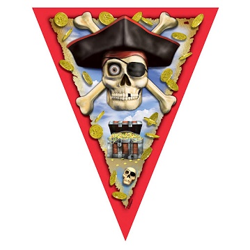 Pirate Birthday Pennant Banner